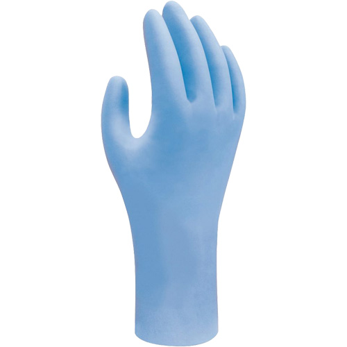 Gants jetables biod&eacute;gradable, T-petit, Nitrile, 2,5 mils, Sans poudre, Bleu Distribution Jean Lapalme