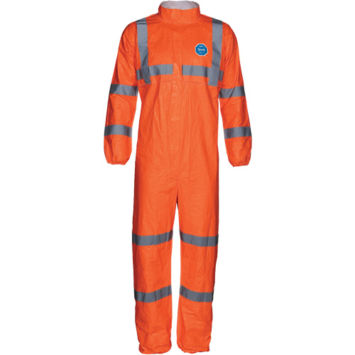 HV High Visibility Coveralls with Collar, Small, Orange, Tyvek&reg; 500 Distribution Jean Lapalme