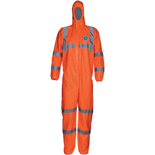 HV High Visibility Coveralls with Hood, Small, Orange, Tyvek&reg; 500 Distribution Jean Lapalme