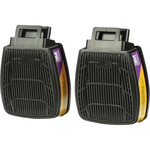 Cartouche & filtre pour respirateur Secure Click, Combinaison cartouche et filtre contre les particules pour gaz/vapeurs, Vapeurs organiques/Gaz acides/P100 Distribution Jean Lapalme