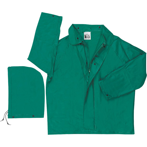 Imperm&eacute;able avec limite dinflammabilit&eacute; Dominator, Polyester/PVC, Grand, Vert Distribution Jean Lapalme