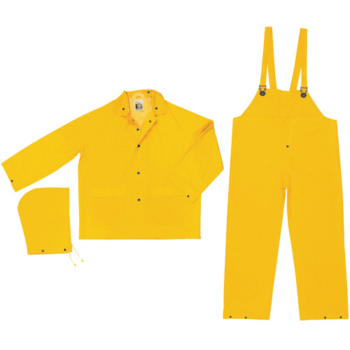 Classic Series Rain Suit, Polyester/PVC, 3X-Large, Yellow Distribution Jean Lapalme