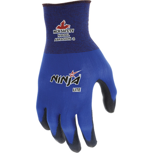 Gants enduits Lite Ninja, Grand, R&ecirc;vetement Polyur&eacute;thane, Calibre 18, Enveloppe en Nylon Distribution Jean Lapalme