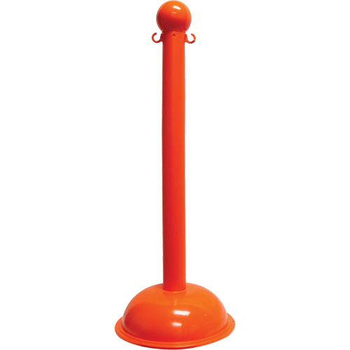 Heavy-Duty Stanchion, 40" High, Orange Distribution Jean Lapalme