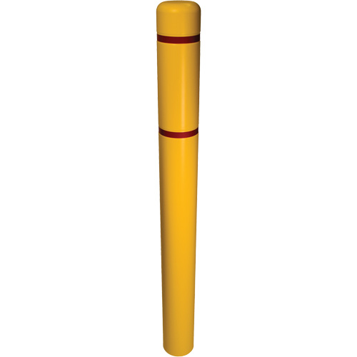 Couvre-bollard, 6" dia. x 52" l, Jaune Distribution Jean Lapalme