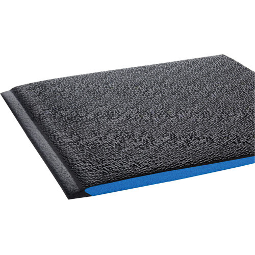 Wear-Bond Comfort-King Ergonomic Mats, Pebbled, 3' x 5' x 9/16", Black, Vinyl Foam Distribution Jean Lapalme