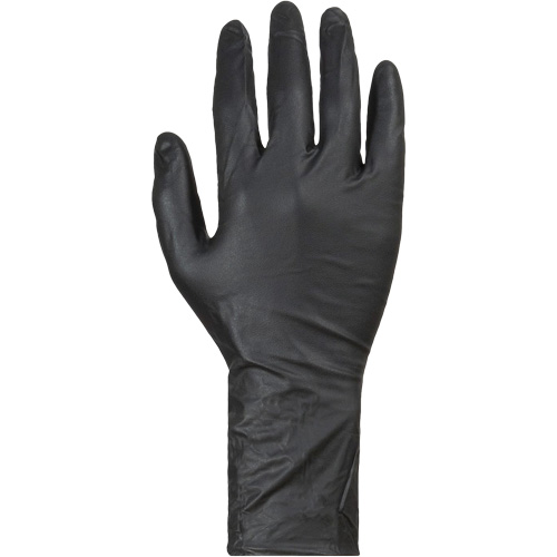 Gants jetables KeepKleen, Petit, Nitrile, 8 mils, Sans poudre, Noir Distribution Jean Lapalme