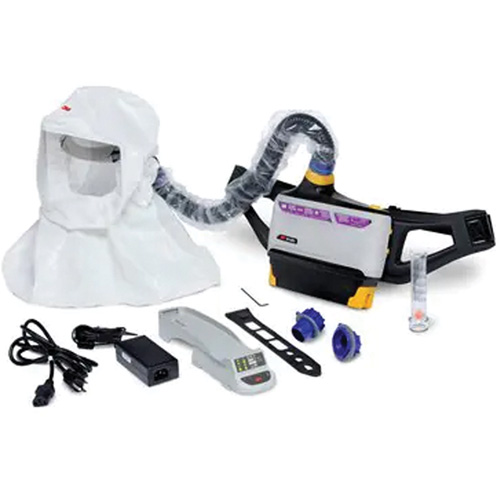 Versaflo Powered Air Purifying Respirator Easy Clean Kit, Loose Fitting Hood & Faceshield, Lithium-Ion Battery Distribution Jean Lapalme