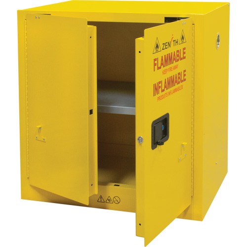 Flammable Storage Cabinet, 22 gal., 2 Door, 35" W x 35" H x 22" D Distribution Jean Lapalme