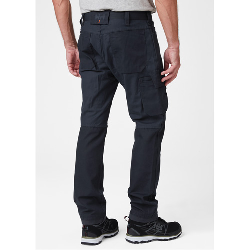 Pantalons d'entretien Oxford, Poly-coton, Bleu marin, Taille 30, Entrejambe 32 Distribution Jean Lapalme