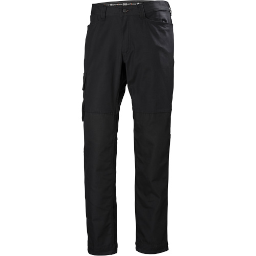 Pantalons d'entretien Oxford, Poly-coton, Noir, Taille 30, Entrejambe 32 Distribution Jean Lapalme
