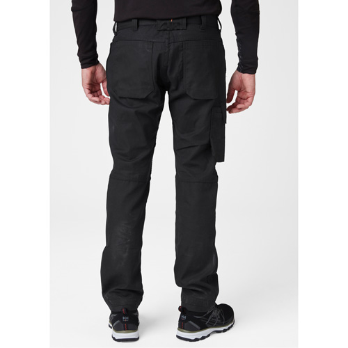 Pantalons d'entretien Oxford, Poly-coton, Noir, Taille 30, Entrejambe 32 Distribution Jean Lapalme