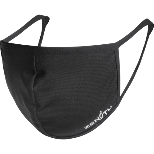 Masques r&eacute;utilisable &agrave; deux couches, Polyester, Noir Distribution Jean Lapalme