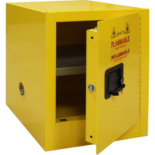 Flammable Storage Cabinet, 4 gal., 1 Door, 17" W x 22" H x 18" D Distribution Jean Lapalme
