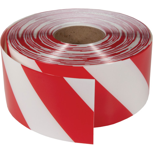 ArmorStripe&reg; Ultra Durable Floor Tape, 4" x 100', PVC, Red and White Distribution Jean Lapalme