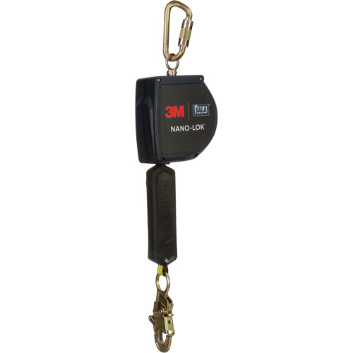 Nano-Lok Extended Length Self Retracting Lifeline, 20', Dyneema&reg;, Swivel Distribution Jean Lapalme