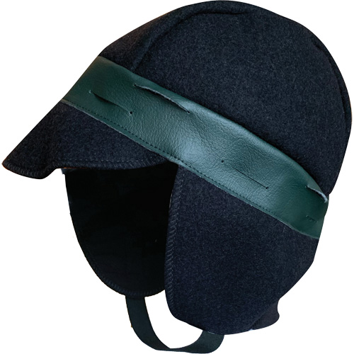Safety Helmet Winter Liner, Sheep Lining, One Size, Navy Blue Distribution Jean Lapalme