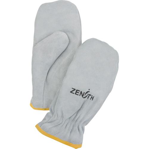 Mitaines dhiver en grain fendu doubl&eacute;es de boa, Taille Taille unique, Mitaine Distribution Jean Lapalme