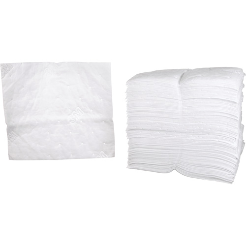 Petroleum Sorbent Pads, Oil Only, 19" x 17", 38.7 gal. Absorbancy Distribution Jean Lapalme
