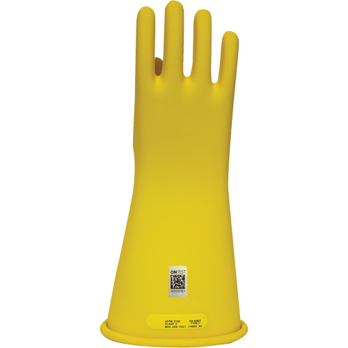 Arcguard Rubber Voltage Gloves, Size 8, 10" L Distribution Jean Lapalme