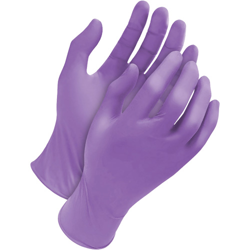 Gants tripolym&egrave;res jetables Deny, Grand, Latex/N&eacute;opr&egrave;ne/Nitrile, 6 mils, Sans poudre, Mauve Distribution Jean Lapalme