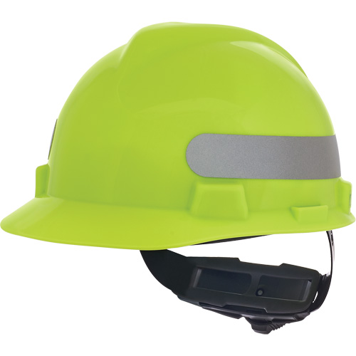 Casque de s&eacute;curit&eacute; &agrave; fentes V-Gard, R&eacute;pond aux normes CSA type 1, Suspension Rochet, Non ventil&eacute; Distribution Jean Lapalme