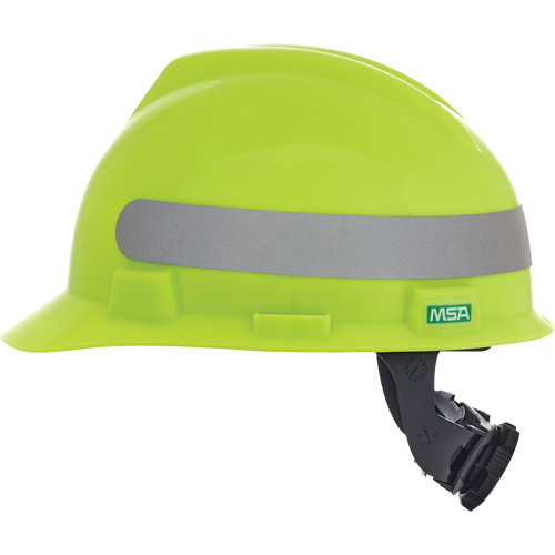 Casque de s&eacute;curit&eacute; &agrave; fentes V-Gard, R&eacute;pond aux normes CSA type 1, Suspension Rochet, Non ventil&eacute; Distribution Jean Lapalme