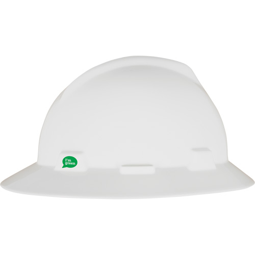 V-Gard&reg; GREEN Slotted Full Brim Hard Hat, Meets CSA Type 1, Ratchet Suspension Distribution Jean Lapalme