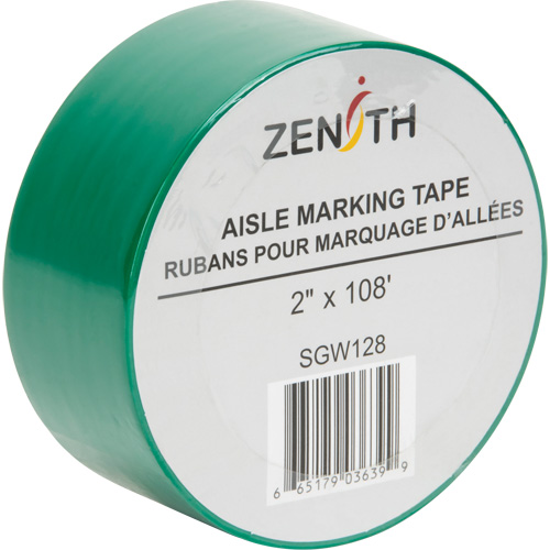 Ruban pour marquage d'all&eacute;es, 2" x 108', PVC, Vert Distribution Jean Lapalme