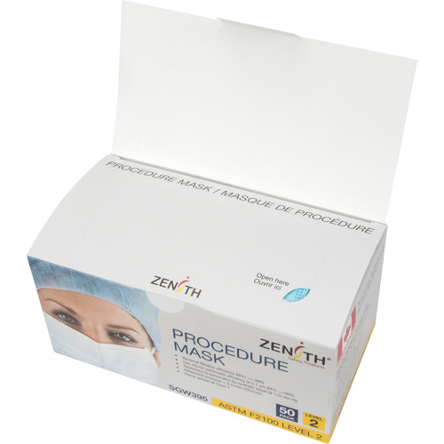 Disposable Procedure Face Masks, ASTM F2100 Level 2, Class 1 Distribution Jean Lapalme