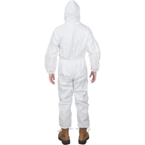 Combinaisons &agrave; capuchon de premi&egrave;re qualit&eacute;, Petit, Blanc, Micropore Distribution Jean Lapalme