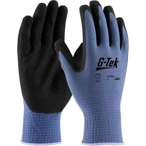 G-Tek&reg; GP Coated Gloves, Small, Nitrile Coating, 13 Gauge, Nylon Shell Distribution Jean Lapalme