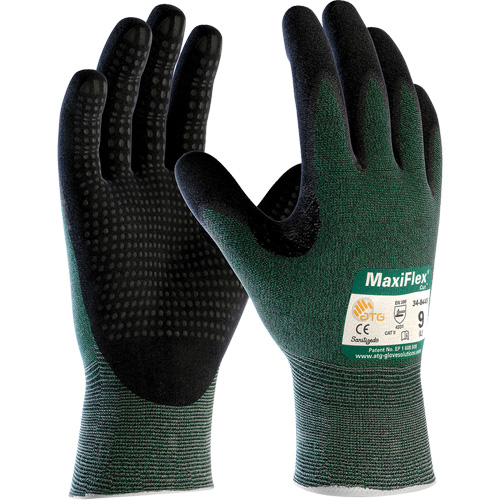 Gants ATG MaxiFlex Cut, Petit, Calibre 15, Rev&ecirc;tement Mousse de nitrile, ASTM ANSI niveau A2/EN 388 niveau 3/EN 388 niveau B Distribution Jean Lapalme