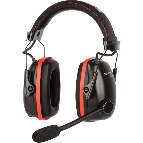 Wireless Hearing Protector Earmuffs with Bluetooth&reg; Audio, Headband Style, 25 dB Distribution Jean Lapalme