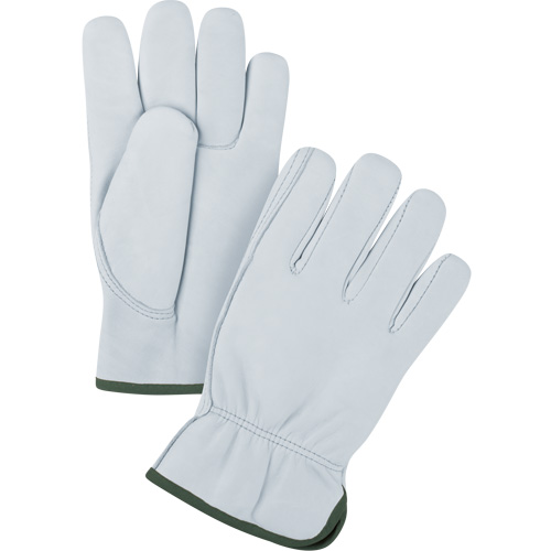 Gants de conducteur de premi&egrave;re qualit&eacute;, Moyen, Paume en Cuir fleur de ch&egrave;vre Distribution Jean Lapalme