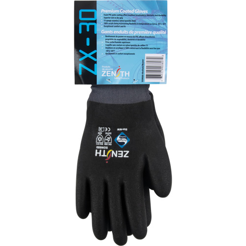 Gants enduits ZX-30° de premi&egrave;re qualit&eacute;, 2T-Grand, R&ecirc;vetement Mousse de PVC, Calibre 15, Enveloppe en Nylon Distribution Jean Lapalme