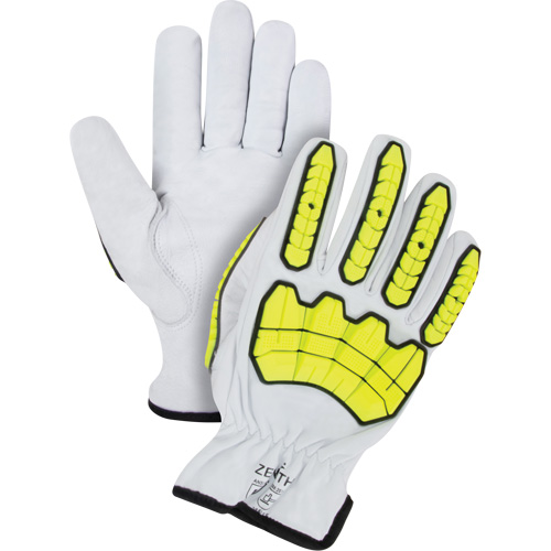 Impact & Cut Resistant Gloves, Small, Goatskin Palm, Driver Cuff Distribution Jean Lapalme