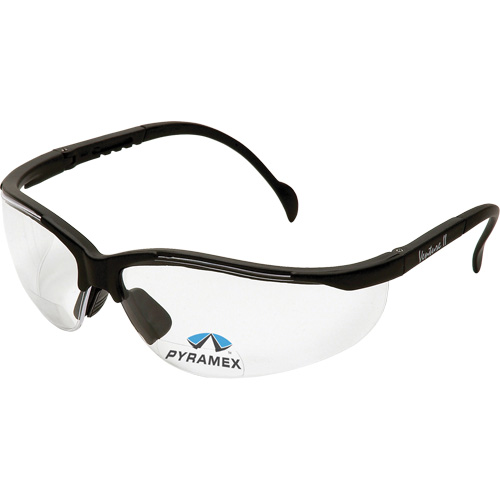 Lunettes de s&eacute;curit&eacute; Venture II avec verres de lecture, Transparent, Dioptrie 3,0 Distribution Jean Lapalme