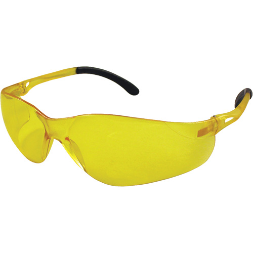 Lunettes de s&eacute;curit&eacute; Sen-Tec, Lentille Ambr&eacute;e, Anti-&eacute;gratignures, R&eacute;pond ou surpasse la norme CSA Z94.3 Distribution Jean Lapalme