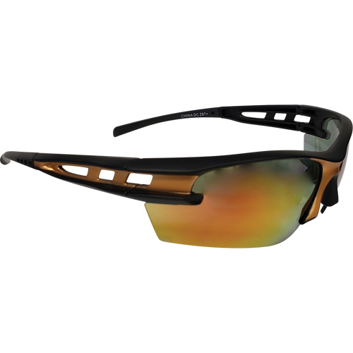 Mango Safety Glasses, Orange Mirror Lens, Meets/Exceeds CSA Z94.3 Distribution Jean Lapalme