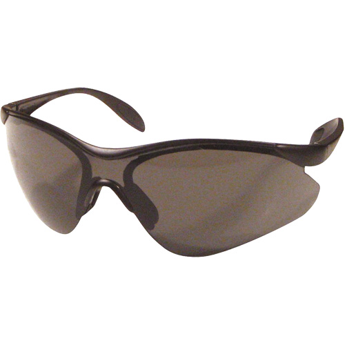 Lunettes de s&eacute;curit&eacute; Miranda, Lentille Gris, Anti-&eacute;gratignures, R&eacute;pond ou surpasse la norme CSA Z94.3 Distribution Jean Lapalme