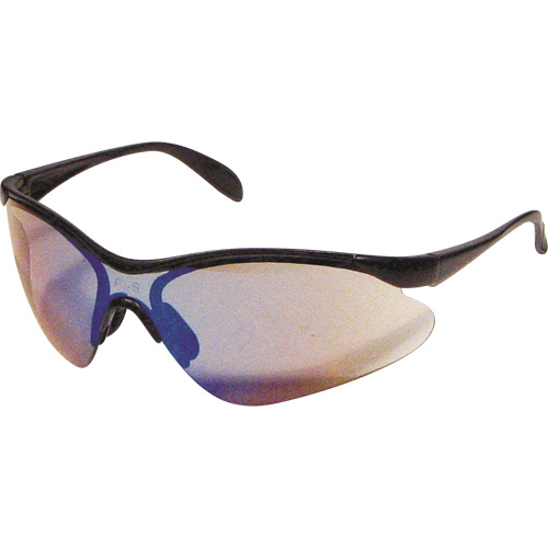 Lunettes de s&eacute;curit&eacute; Miranda, Lentille Miroir bleu, Anti-&eacute;gratignures, R&eacute;pond ou surpasse la norme CSA Z94.3 Distribution Jean Lapalme