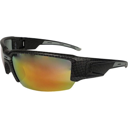 Lunettes de s&eacute;curit&eacute; Hartley, Lentille Rouge, R&eacute;pond ou surpasse la norme CSA Z94.3 Distribution Jean Lapalme