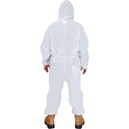 Hooded Coveralls, Medium, White, SMS Distribution Jean Lapalme