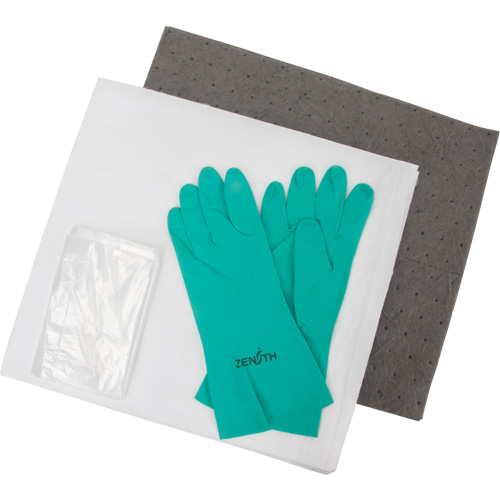 Trousse d'&eacute;quipement de lutte contre les d&eacute;versements, Huile seulement/Universel, Sac, Absorbance de 5 gal. US Distribution Jean Lapalme