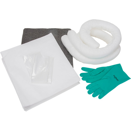 Trousse d'&eacute;quipement de lutte contre les d&eacute;versements, Huile seulement/Universel, Sac, Absorbance de 10 gal. US Distribution Jean Lapalme