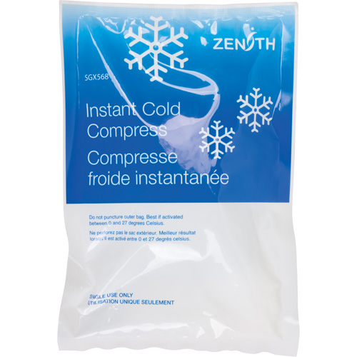 Instant Compress, Cold, Single Use, 6" x 9" Distribution Jean Lapalme