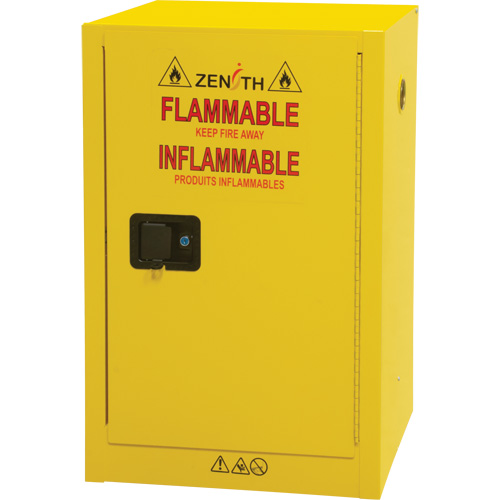 Flammable Aerosol Storage Cabinet, 12 gal., 1 Door, 23" W x 35" H x 18" D Distribution Jean Lapalme
