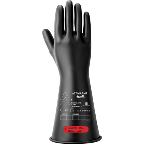 Gants isolants &eacute;lectriques, ASTM classe 0, Taille 10, 11" lo Distribution Jean Lapalme