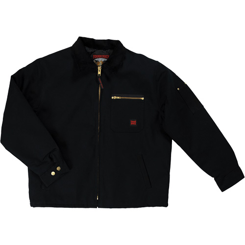 Veste de travail en toile lourde, Hommes, Moyen (grande taille), Noir Distribution Jean Lapalme